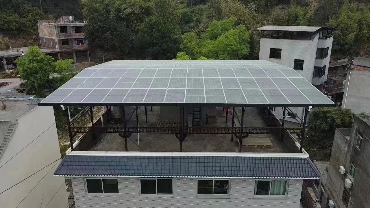 三亚15kw+10kwh自建别墅家庭光伏储能系统